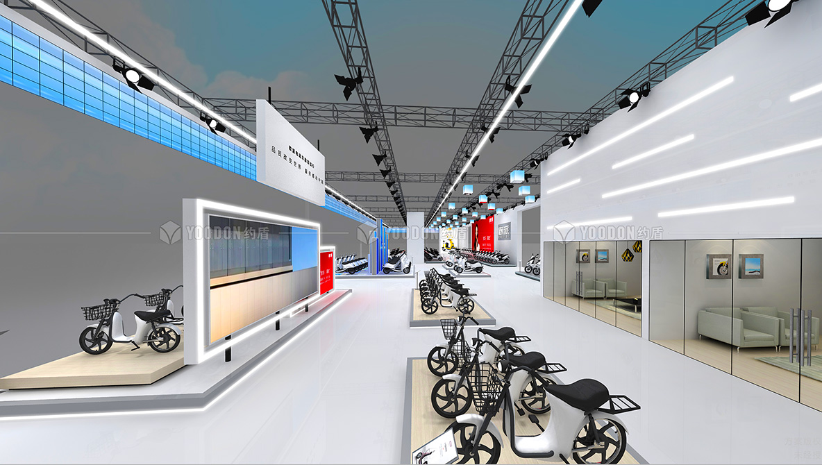 電動(dòng)自行車展位設(shè)計(jì)